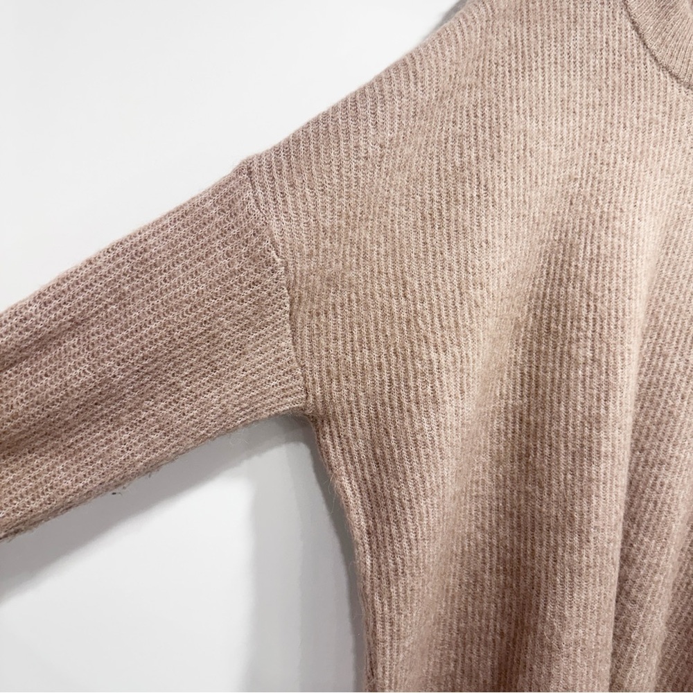 Selected Femme Women's Light Brown Wool Alpaka Blend Turtleneck Sweater size L - Picture 5 of 11
